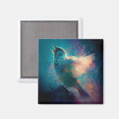 魔法の神秘的な鳴鳥がその歌を歌う マグネット (正面/裏面)