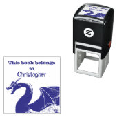 魔法の神話ドラゴンこの本は属している セルフインキングスタンプ (インサイチュ)