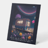 魔法の禁止されたブックモバイル台座看板 台座サイン (正面)