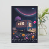 魔法の禁止ブックモバイルフラットグリーティングカード (スタンド正面)