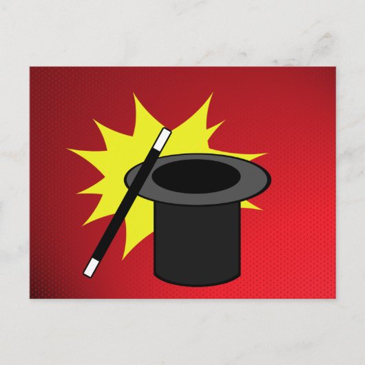 魔法の私/マジシャンの帽子 ポストカード (正面)