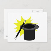 魔法の私/マジシャンの帽子 ポストカード (正面/裏面)