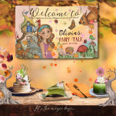 魔法の秋のフェアリーテイル　ベイビーシャワー　カスタムウォール 横断幕