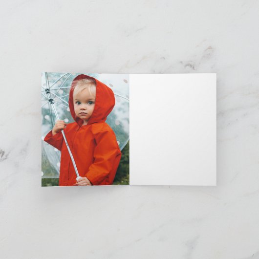 魔法の秋の森の妖精 |ありがとうございます サンキューカード (内部)