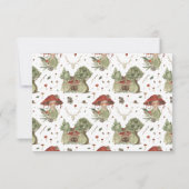 魔法の秋の森の妖精 |ありがとうございます サンキューカード (裏面)