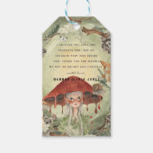 魔法の秋の森の妖精 |誕生日 ギフトタグ (正面)