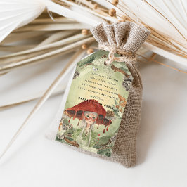 魔法の秋の森の妖精 |誕生日 ギフトタグ