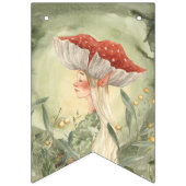 魔法の秋の森の妖精 |誕生日 バンティングフラッグ (第1の旗)