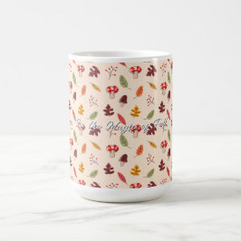 魔法の秋の森 コーヒーマグカップ