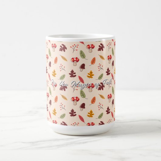 魔法の秋の森 コーヒーマグカップ (中央)