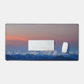 魔法の空の雪の山 デスクマット (キーボード&マウス)