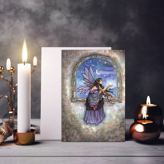 魔法の窓の妖精 ファンタジーアート カード