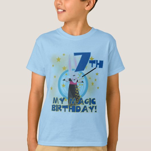 魔法の第7誕生日のTシャツおよびギフト Tシャツ (正面)