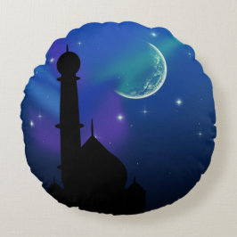 魔法の素晴らしいアラビアの夜 – 円枕 ラウンドクッション