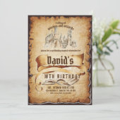 魔法の素晴らしい10th誕生日パーティーの招待状 招待状 (スタンド正面)