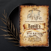 魔法の素晴らしい10th誕生日パーティーの招待状 招待状