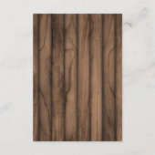 魔法の素朴ストーリーブックベビーシャワー エンクロージャーカード (裏面)