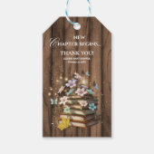 魔法の素朴ストーリーブックベビーシャワー ギフトタグ (正面)