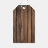 魔法の素朴ストーリーブックベビーシャワー ギフトタグ (裏面)