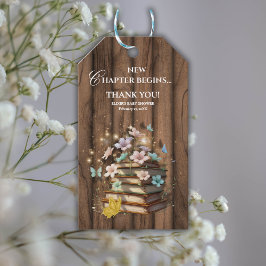 魔法の素朴ストーリーブックベビーシャワー ギフトタグ