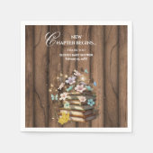 魔法の素朴ストーリーブックベビーシャワー スタンダードカクテルナプキン (正面)