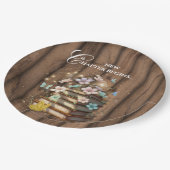 魔法の素朴ストーリーブックベビーシャワー ペーパープレート (アングル)