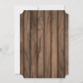 魔法の素朴ストーリーブックベビーシャワー 招待状 (裏面)