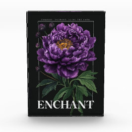 魔法の紫の芍薬 Conjure Enchant Bless the Path フォトブロック