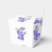 魔法の紫の魔法使い魔術師 フェイバーボックス (正面サイド)