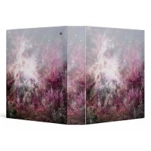 魔法の紫色の妖精の塵の星雲の荒野