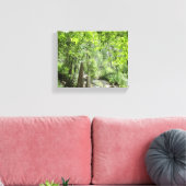 魔法の緑の森のシーン。 キャンバスプリント (インサイチュ (リビング))