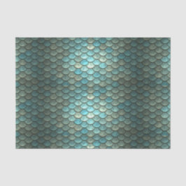 魔法の緑ドラゴンのスケールのファンタジーのギフトのティッシュペーパー 薄葉紙