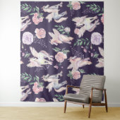 魔法の翼のあるポニー模様 タペストリー (インサイチュ)