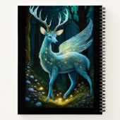 魔法の翼を持つ鹿 ノートブック (裏面)