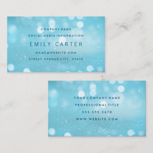 魔法の背景 名刺 (正面/裏面)