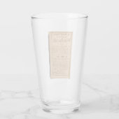 魔法の自然に関する慎重な調査 タンブラーグラス (裏面)