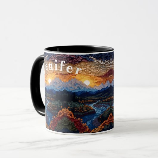 魔法の自然コーヒーマグのシーン マグカップ (正面左)