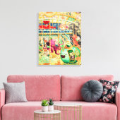 魔法の航海の回転木馬 キャンバスプリント (インサイチュ (リビング))