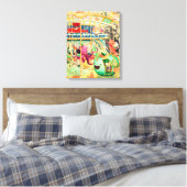 魔法の航海の回転木馬 キャンバスプリント (インサイチュ (寝室))