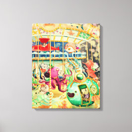 魔法の航海の回転木馬 キャンバスプリント