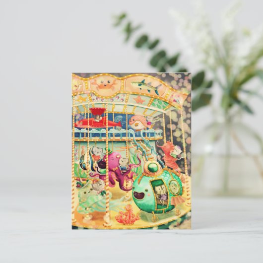 魔法の航海の回転木馬 ポストカード (スタンド正面)