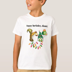 魔法の色彩で表現された小さな妖精の誕生日 Tシャツ