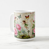 魔法の花の妖精の庭 コーヒーマグカップ (正面左)