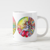 魔法の花の妖精ファンタジー ジャンボコーヒーマグカップ (右)