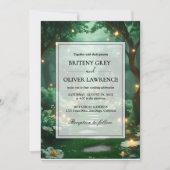 魔法の花の森のウェディングパス 招待状 (正面)