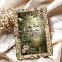 魔法の花の森のベビーシャワー