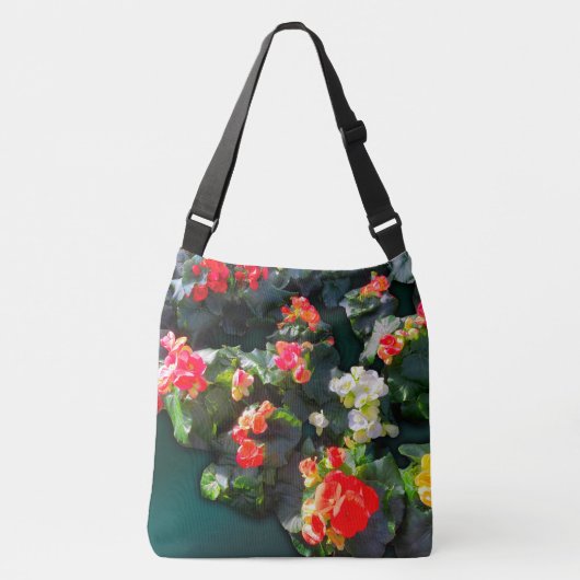 魔法の花の開花 クロスボディバッグ (正面)