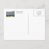 『魔法の花詠』（カウアイ） ポストカード (裏面)