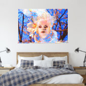 魔法の花 キャンバスプリント (インサイチュ (寝室))