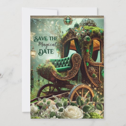 魔法の苔と月光のエメラルドの馬車 Save the シーズンカード (正面)
